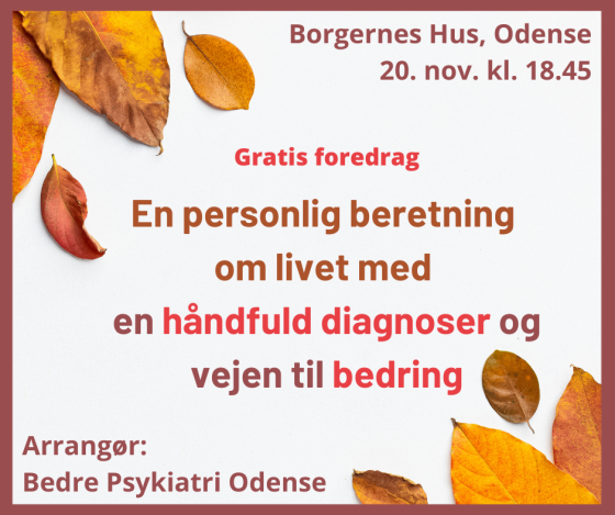 En personlig beretning om livet med en håndfuld diagnoser og vejen til